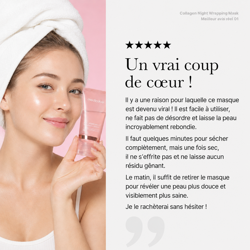 Wrapping mask collagène nuit Medicube